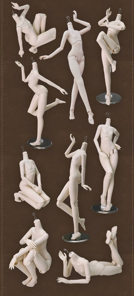 【Sookiva】※予約販売※『SK38』ドールボディ 1/4サイズ