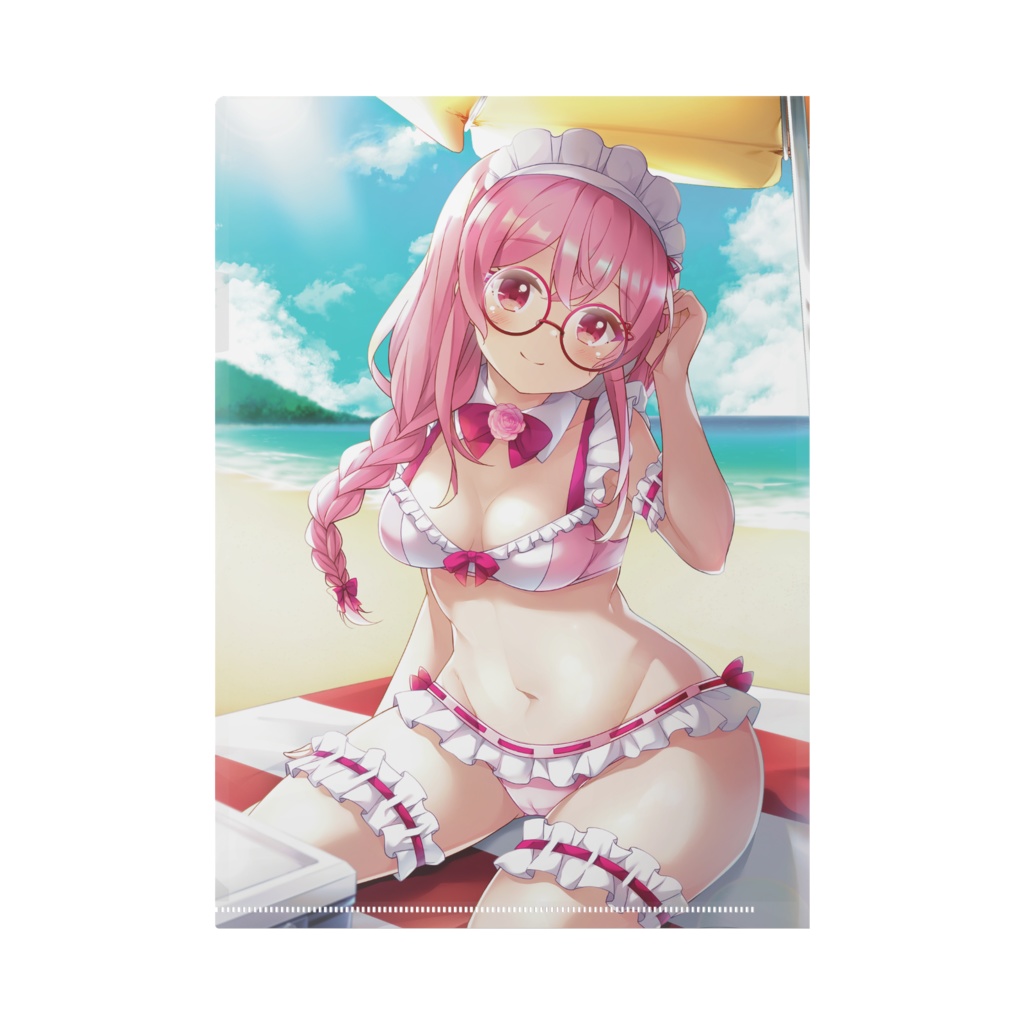 彩小路つばき クリアファイル(水着)