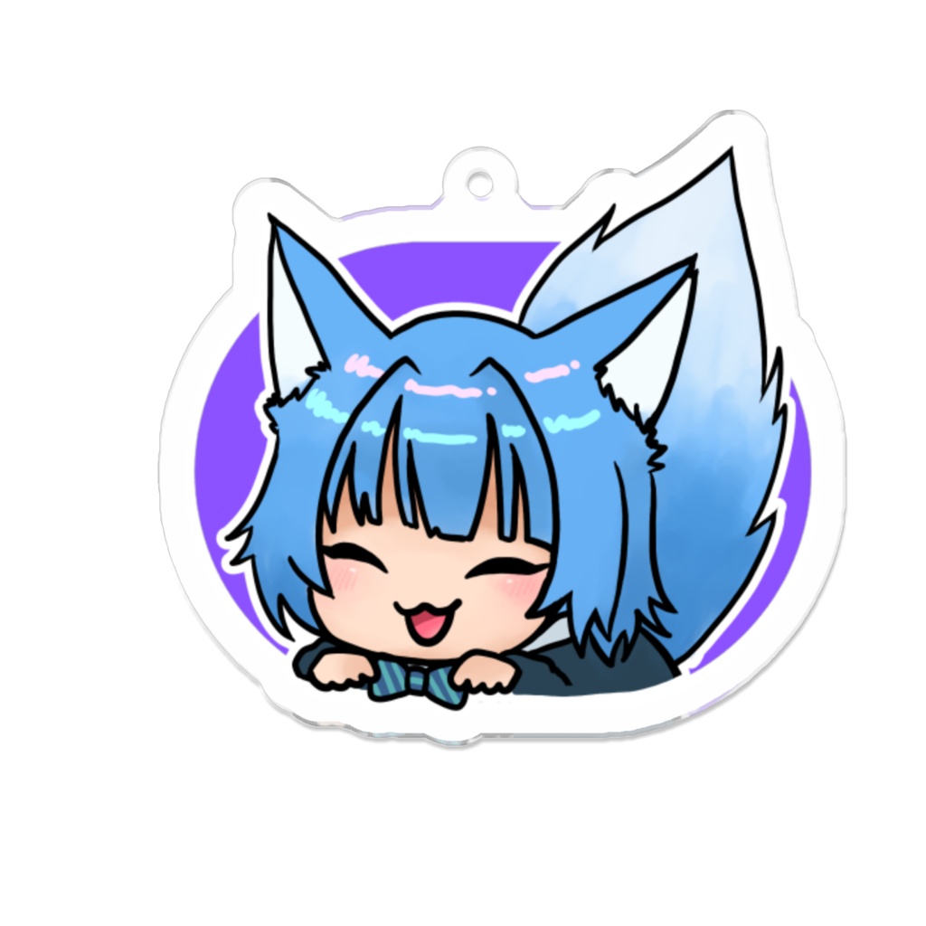 あをこちゃんアクリルキーホルダーT