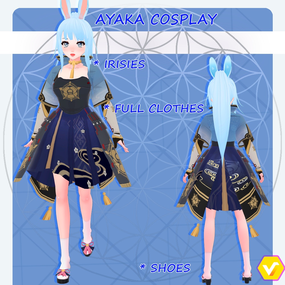 AYAKA - full set Genshin Impact Vroid