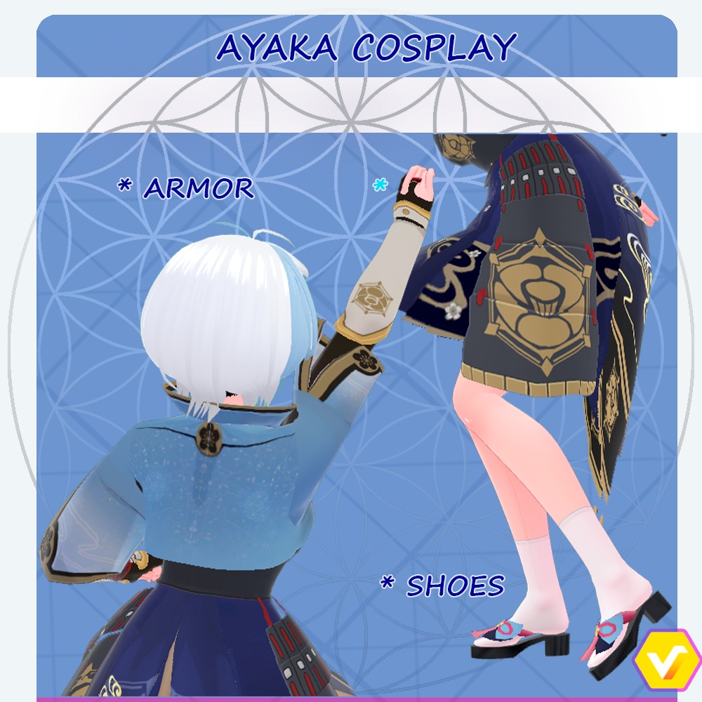 AYAKA - full set Genshin Impact Vroid