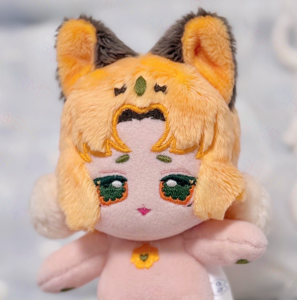 かぼちゃチーズケーキきつねのぬいぐるみ