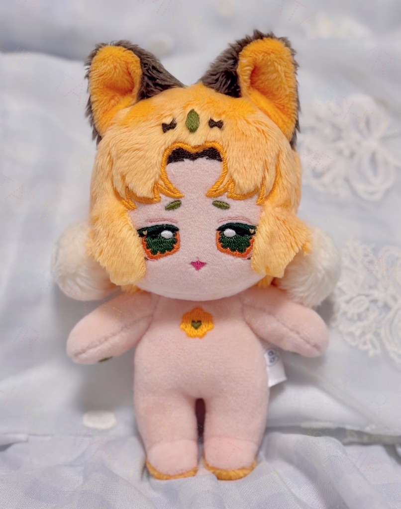 かぼちゃチーズケーキきつねのぬいぐるみ