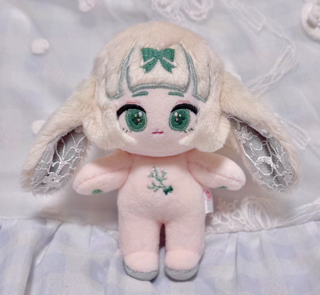 カスミソウうさぎのぬいぐるみ