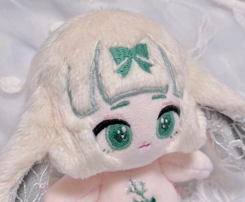 カスミソウうさぎのぬいぐるみ