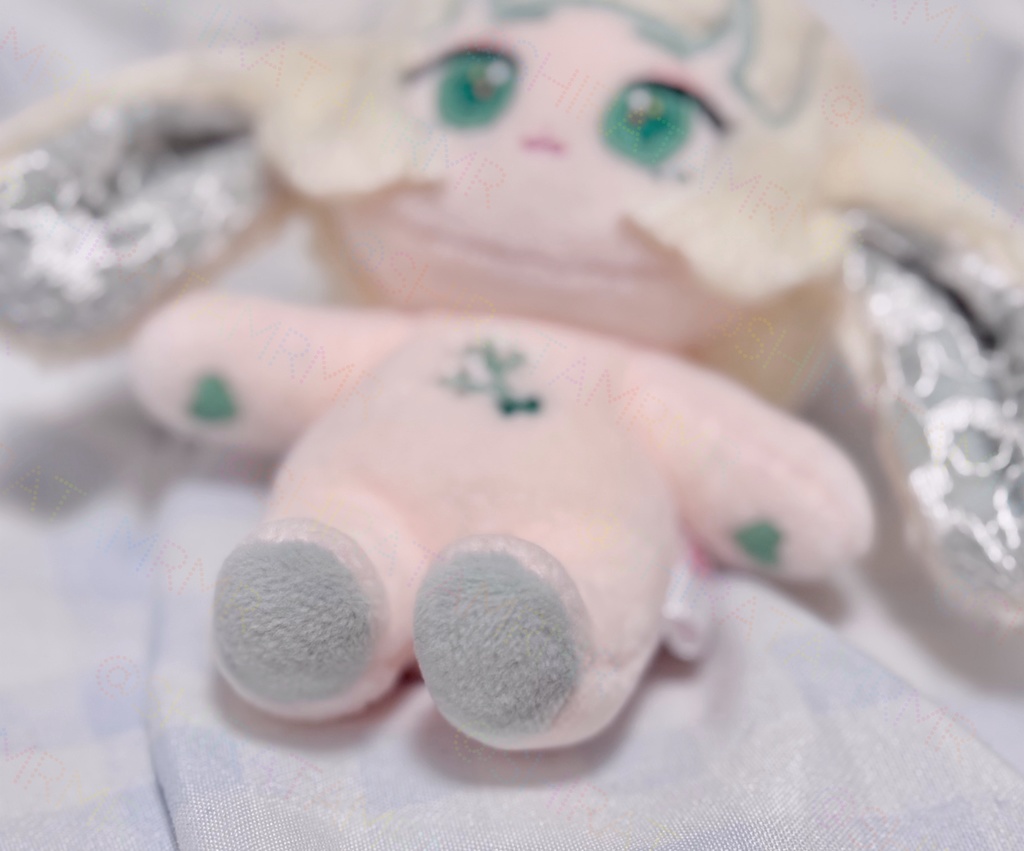 カスミソウうさぎのぬいぐるみ