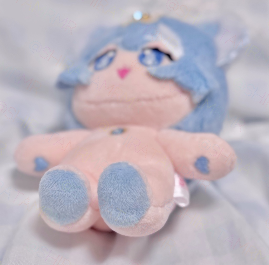 アクアマリンくまのぬいぐるみ