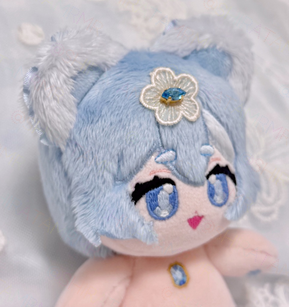 アクアマリンくまのぬいぐるみ