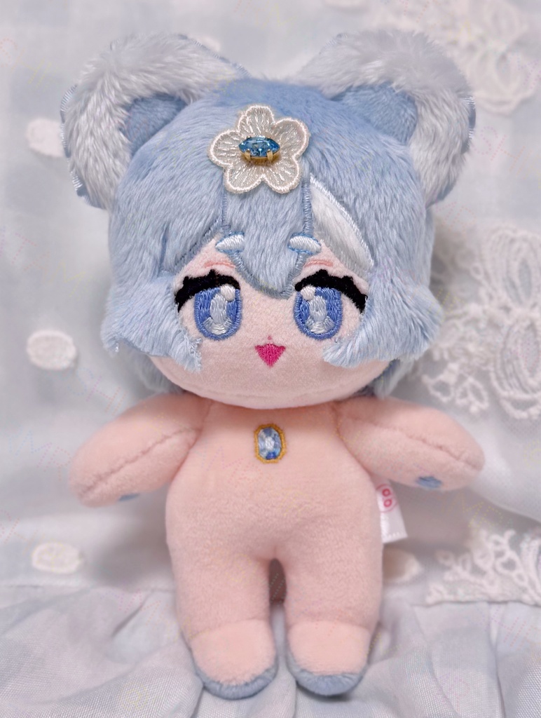 アクアマリンくまのぬいぐるみ