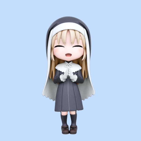 【非公式】シスター・クレア フィギュア出力用データ