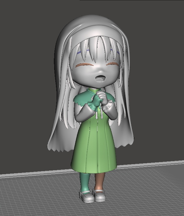 【非公式】シスター・クレア フィギュア出力用データ