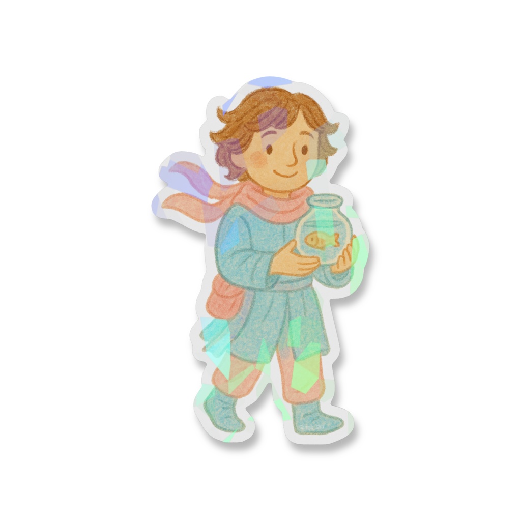 ホロスコープ・ジャーニー ステッカー Vol.12|うお座 − ゆだねる星 −(ボーイVer)