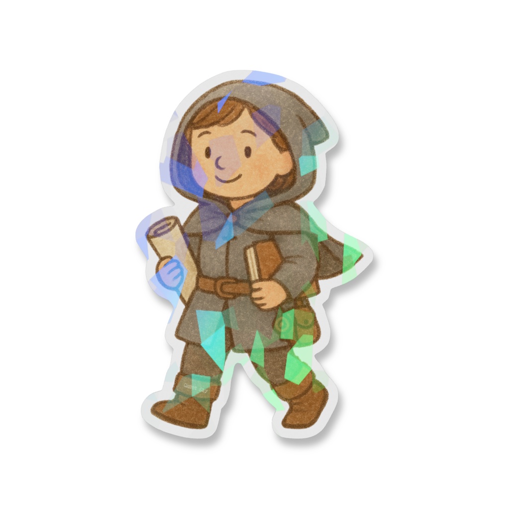 ホロスコープ・ジャーニー ステッカー Vol.10|山羊座 − のぼる星 − (ガールVer)