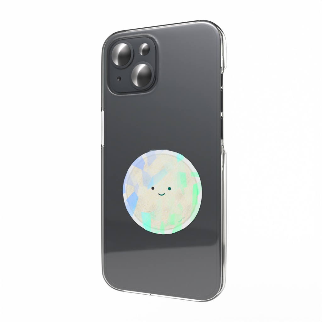 月さん｜Quiet Sky 天体ステッカー