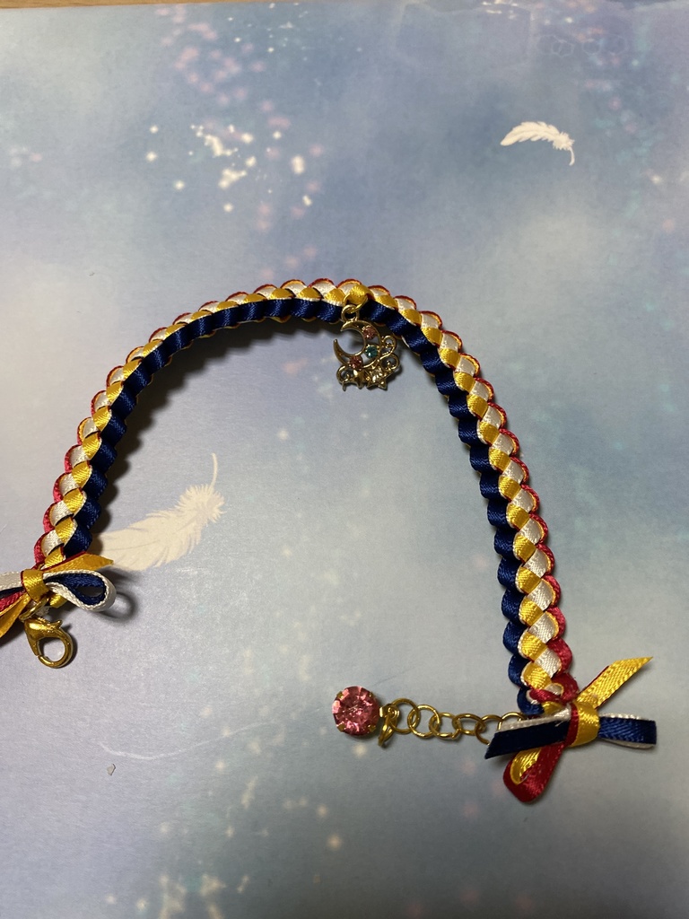 セーラームーンイメージリボンレイブレスレット