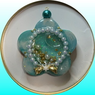 セーラーネプチューンお花シェイカーチャーム