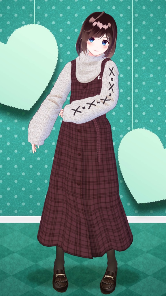 【VRoid VRMモデル】こえだちゃん(仮)