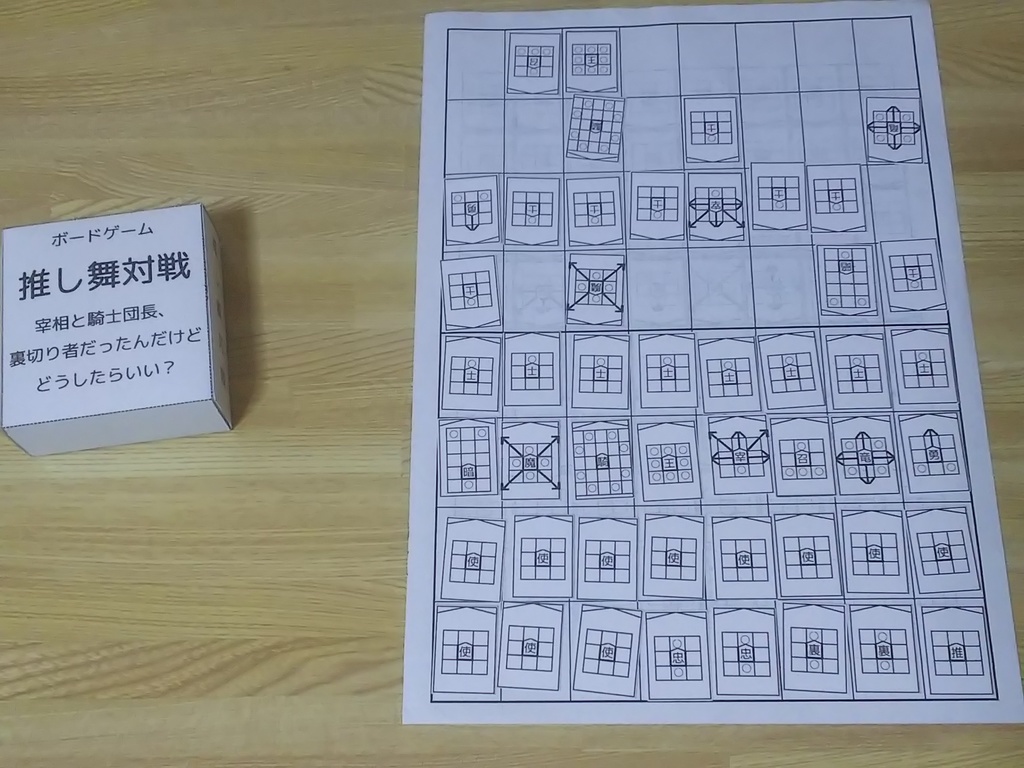 ボードゲーム「推し舞対戦」宰相と騎士団長、裏切り者だったんだけどどうしたらいい?