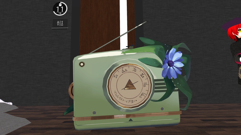 【FREE】ミス・ラジオ【VRChat想定3Dアバター】