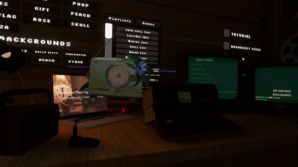 【FREE】ミス・ラジオ【VRChat想定3Dアバター】