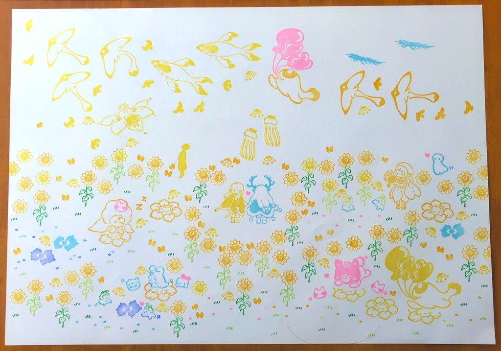 【絵柄リクエスト時の参照用・追加費用ナシ!】購入後、購入履歴頁の【ショップへメッセージを送る】ボタンより絵柄をリクエスト!