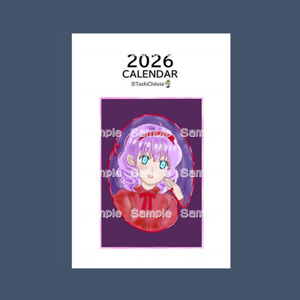 卓上「2026CALENDAR」表紙
