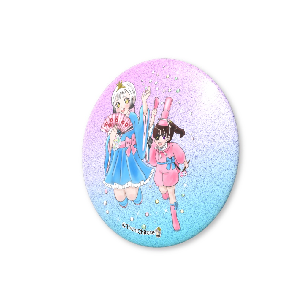 ひなあられシャワー缶バッジ(バリュー) - 56mm