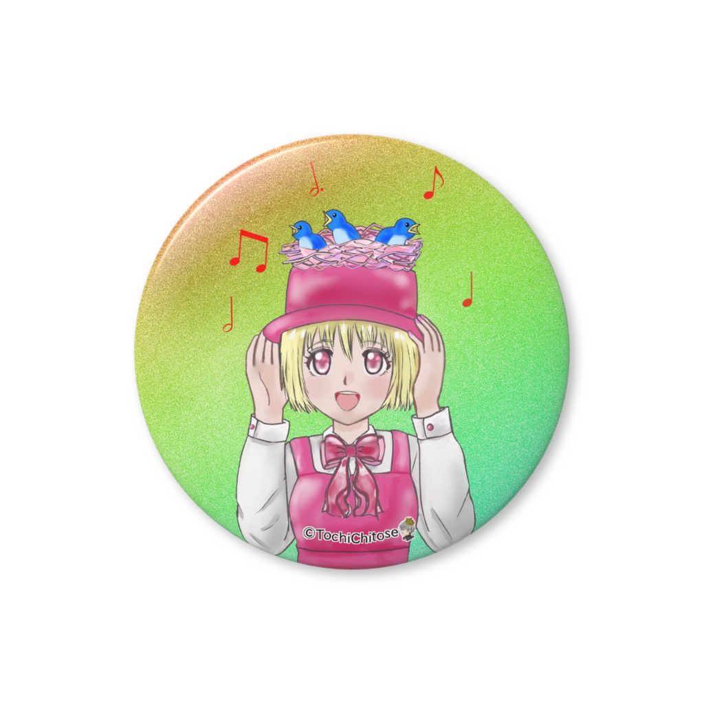 帽巣缶バッジ（バリュー） - 56mm