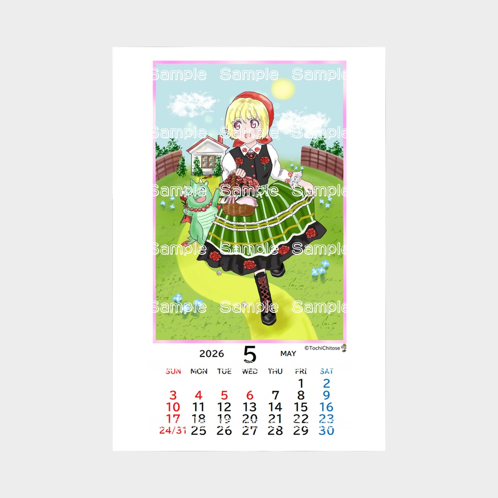 卓上「2026CALENDAR」5月