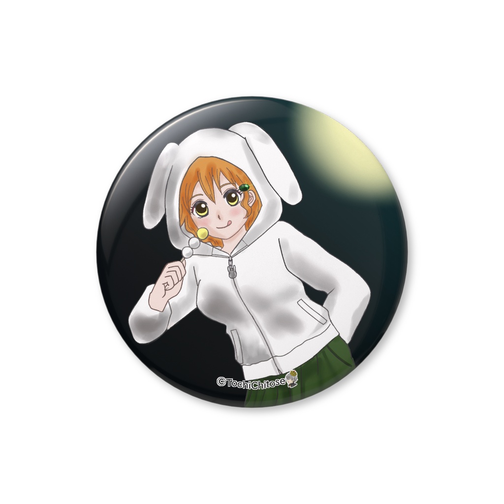 月より団子缶バッジ（バリュー） - 56mm