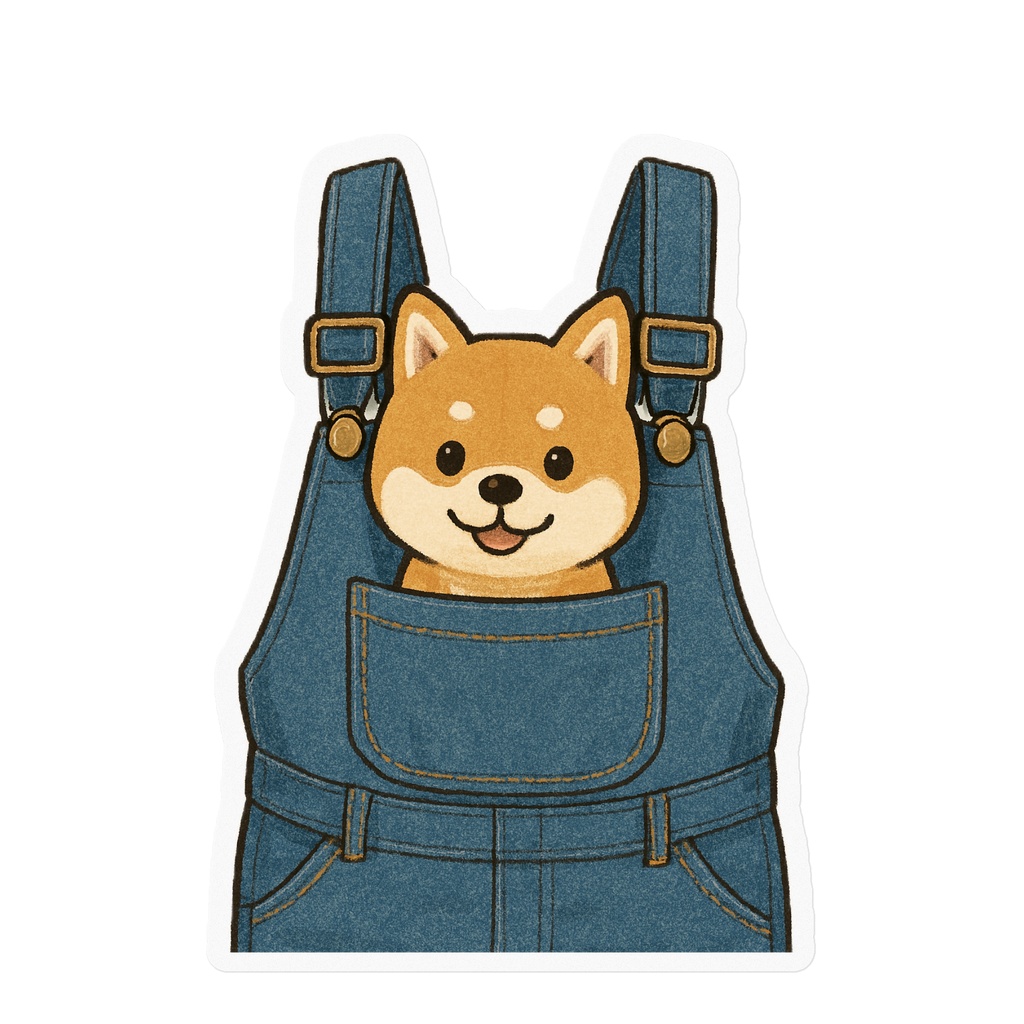 ポケットに柴犬の赤ちゃん‼️‼️