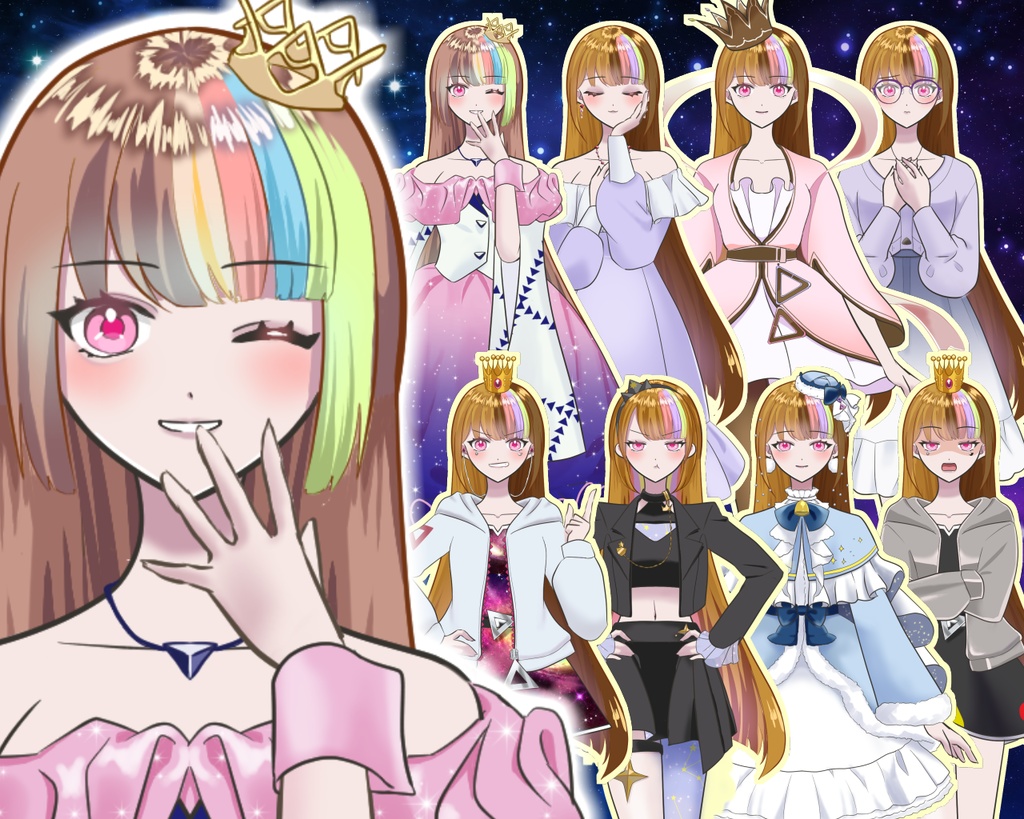 【立ち絵素材】ギャラ子/galaco