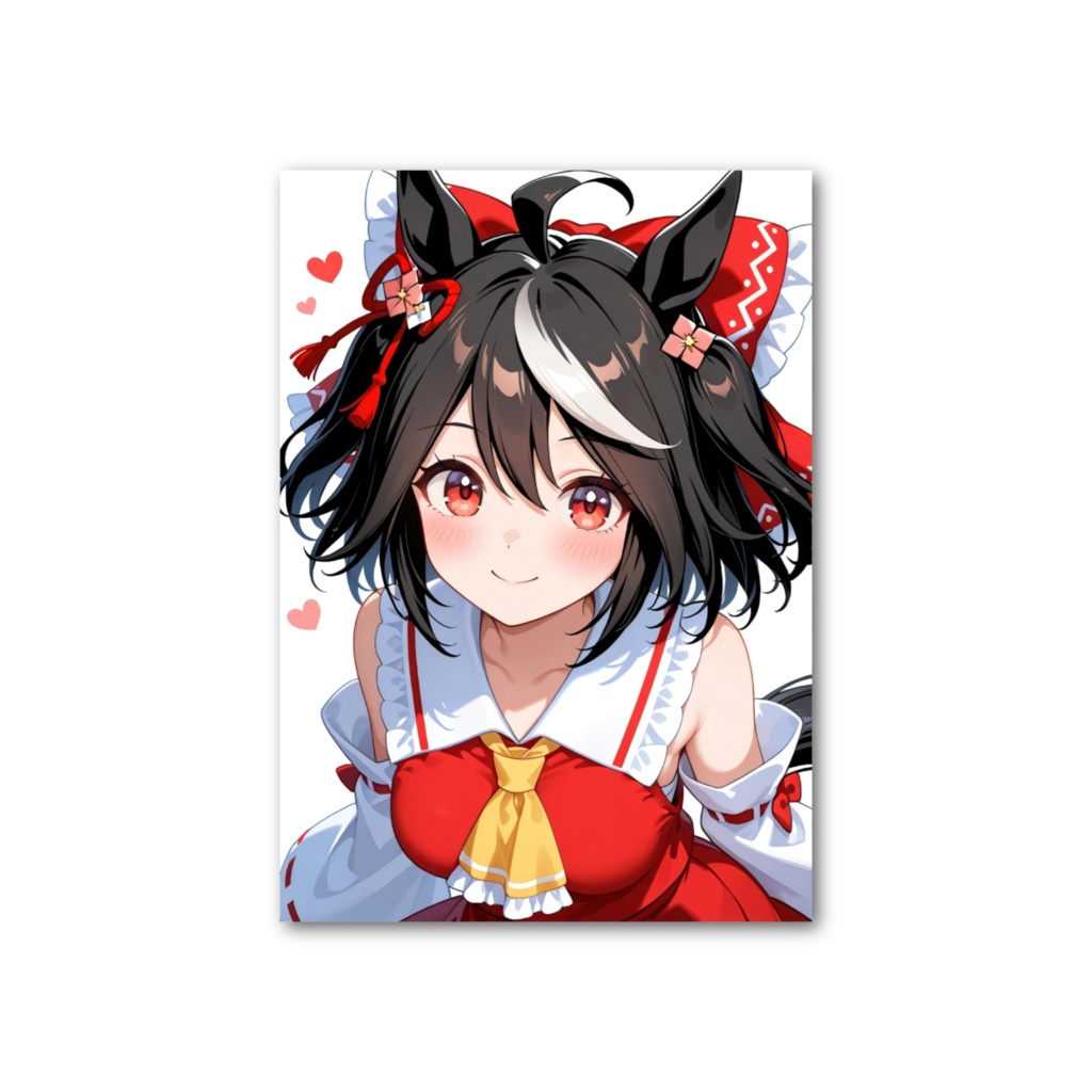 カード キタサンブラック(ウマ娘)(博麗霊夢の服Var)