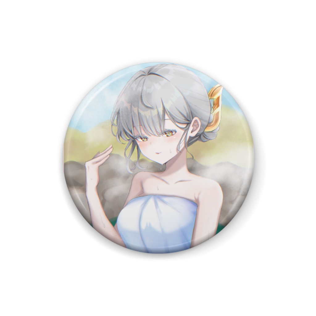 温泉イズネ 缶バッジ