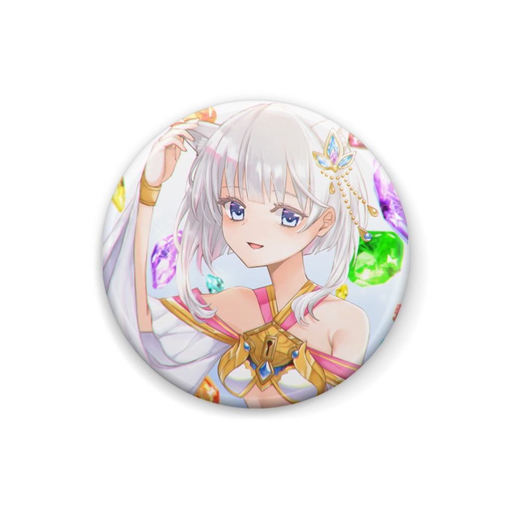 猫耳ティナ 缶バッジ