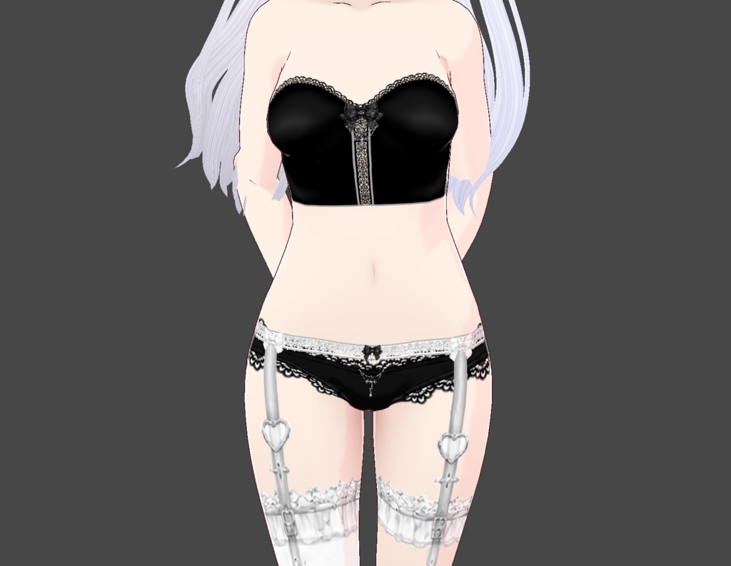 YORUNO USAGI Gothic Lace Set