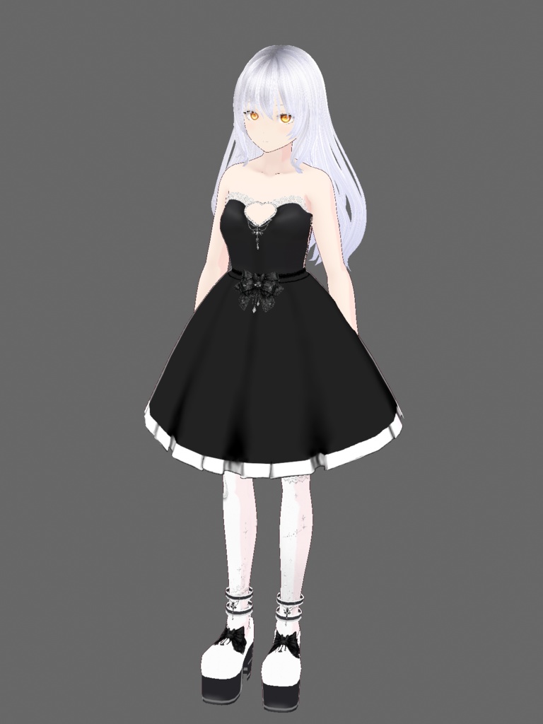 NOCTLACE Moon Black Dress