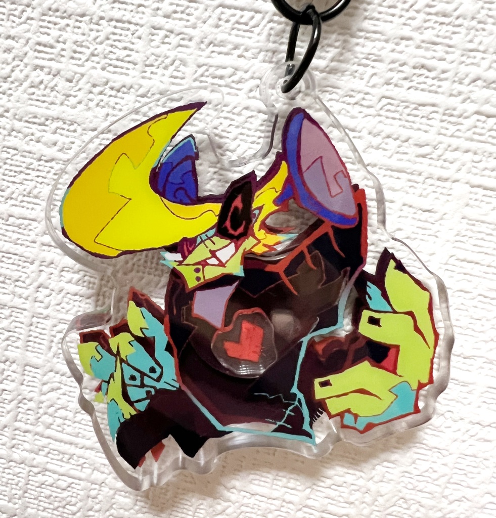 ハートがしゃかしゃかデクスターアクキー