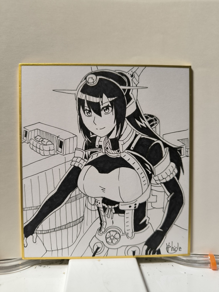 ミニ色紙艦これ「長門改二」