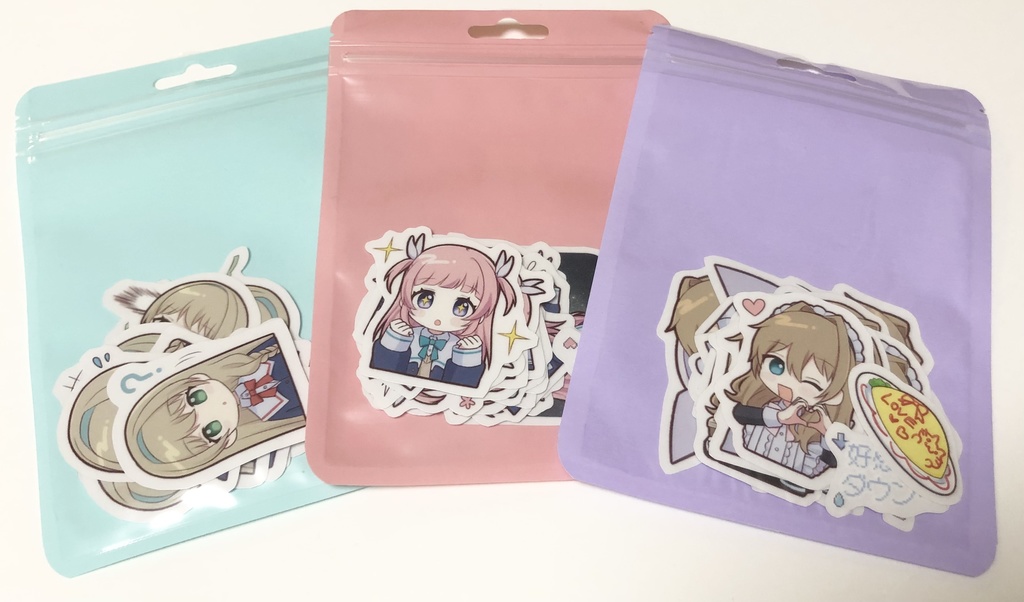 クリアステッカーセット 全3種