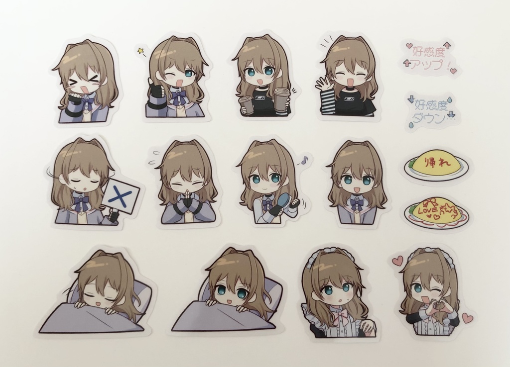 クリアステッカーセット 全3種