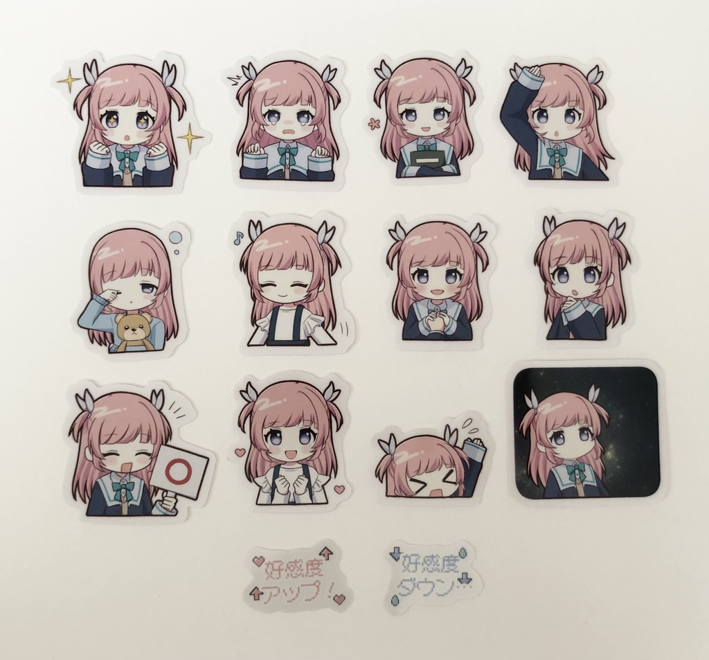 クリアステッカー 沙希ver.