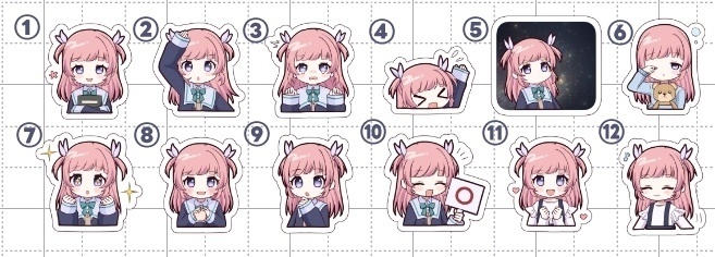 クリアステッカー 沙希ver.
