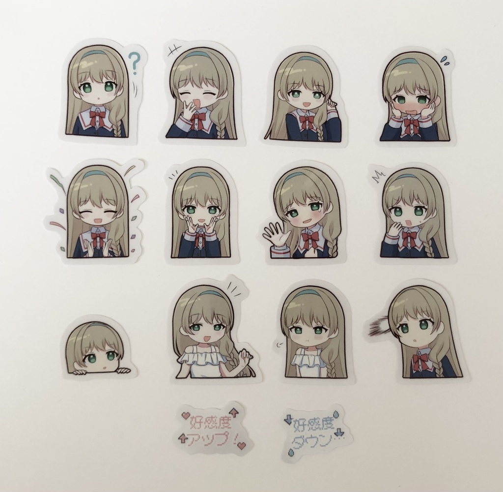 クリアステッカー 玲奈ver.