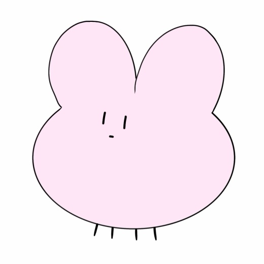 気づいたらうさぎステッカー