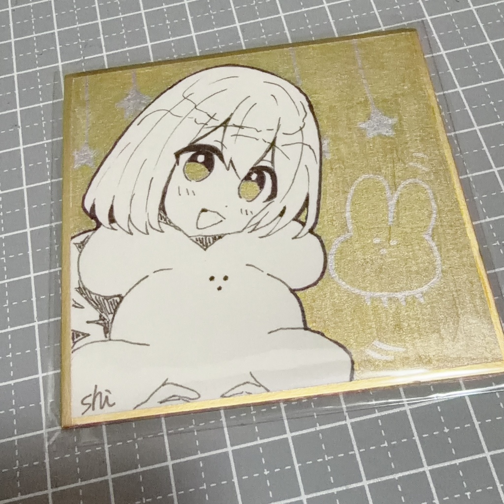 ミニ色紙原画