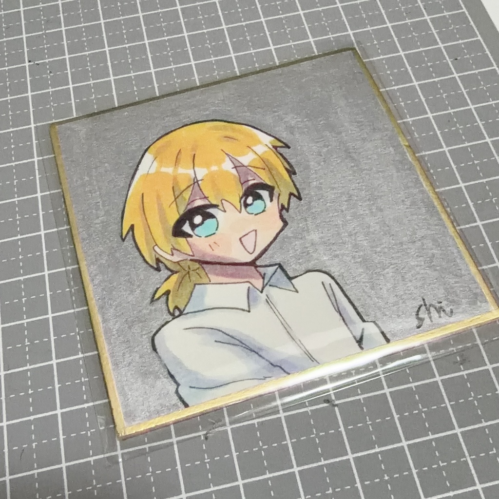 ミニ色紙原画