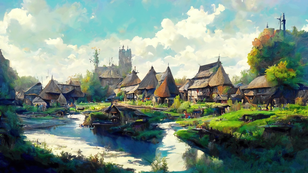 旅するイラスト素材集『ファンタジー世界の歩き方』(1441点+トラベルガイド+ノベルゲーム)