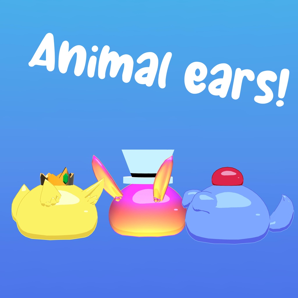 VRChat Slime Avatar! [スライム] v2.3! - Creations - 4/4