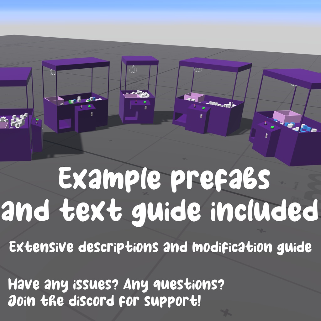 (Arcade)Claw MachineV1.0.2 (アーケード)クレーンゲーム!A base for creating claw machines!